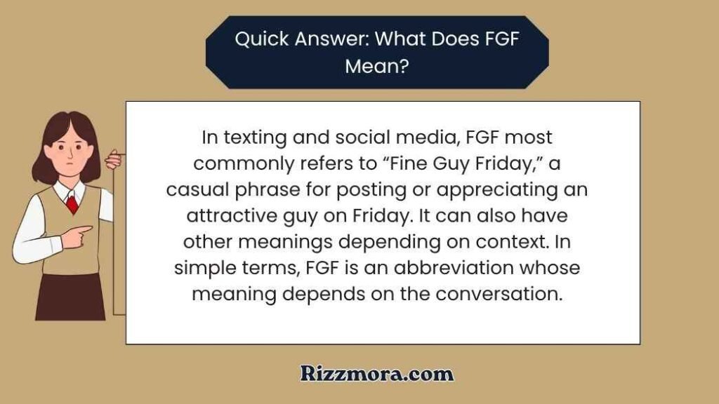 What Does FGF Mean in Text