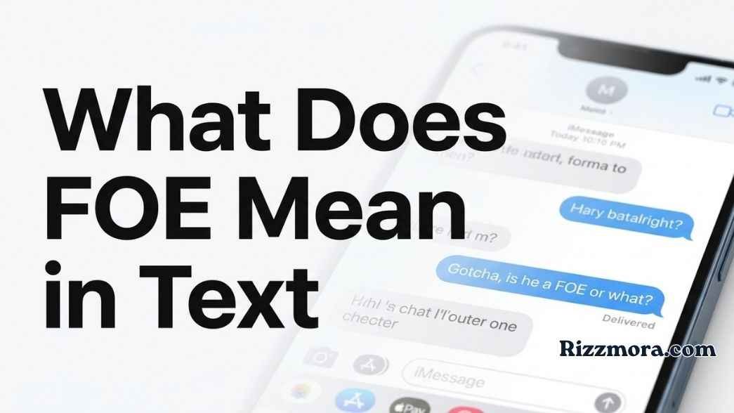 What Does FOE Mean in Text